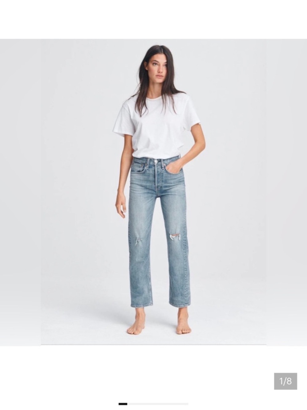 Maya High Rise Ankle Straight WANT GONE